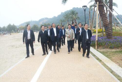 上饒市人大副主任、鄱陽縣縣委書記張禎祥蒞臨新昌南湖西河濕地公園項(xiàng)目