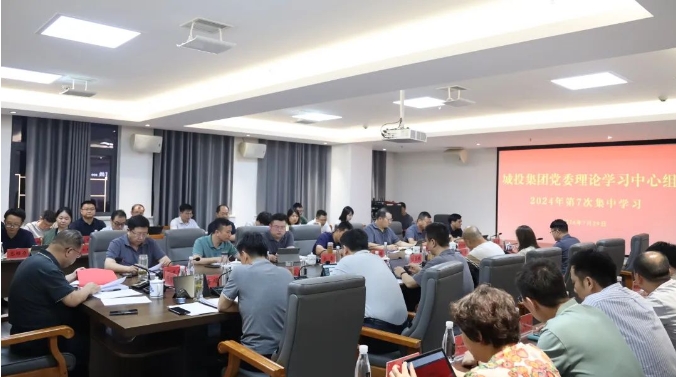 市城投集團(tuán)黨委專(zhuān)題傳達(dá)學(xué)習(xí)貫徹黨的二十屆三中全會(huì)精神